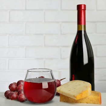Zeppoli Stemless Wine Glasses (Set of 4)
