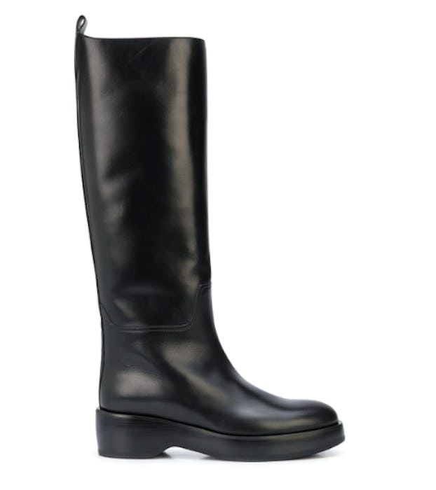 Platform Sole Knee-Length Boots