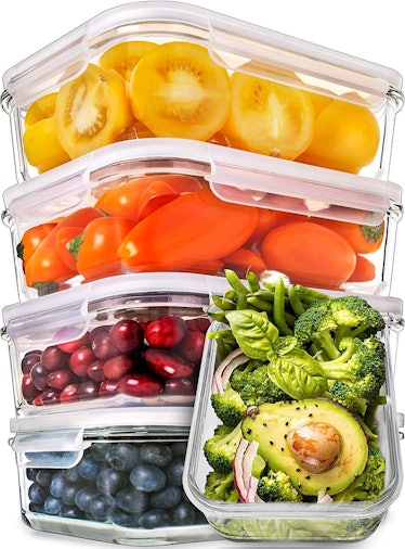 Prep Naturals Glass Meal Prep Containers