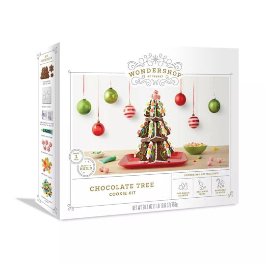 Target's gingerbread cookie tree comes with 18 cookie pieces to create a festive centerpiece.