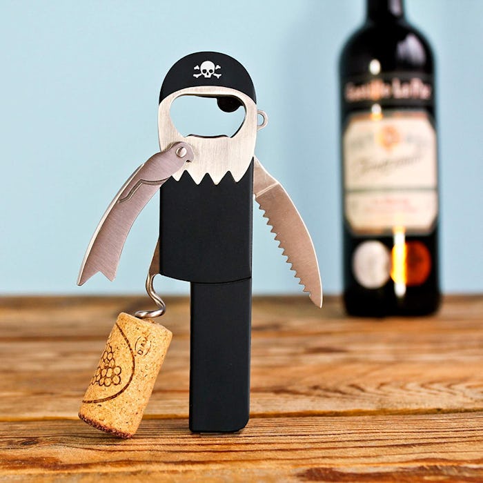 Suck UK Pirate Corkscrew Keychain