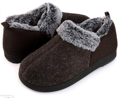 Ultraideas Women's Cozy Slippers With Faux-Fur Lining