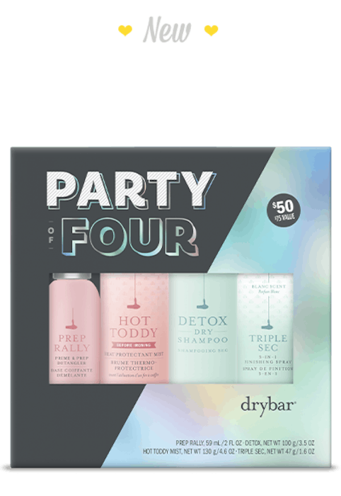 Party of Four Drybar Favorites Kit