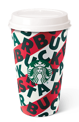 The Candy Cane Stripes Starbucks holiday cup is available in stores starting Nov. 7.
