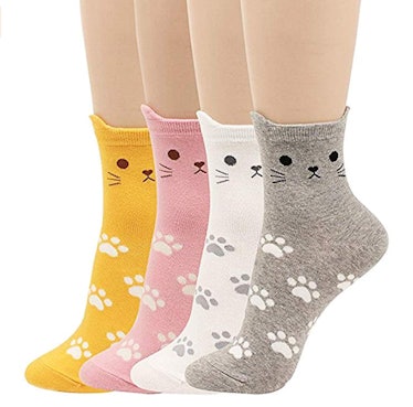 JJSocks Cute Crazy Cat Socks