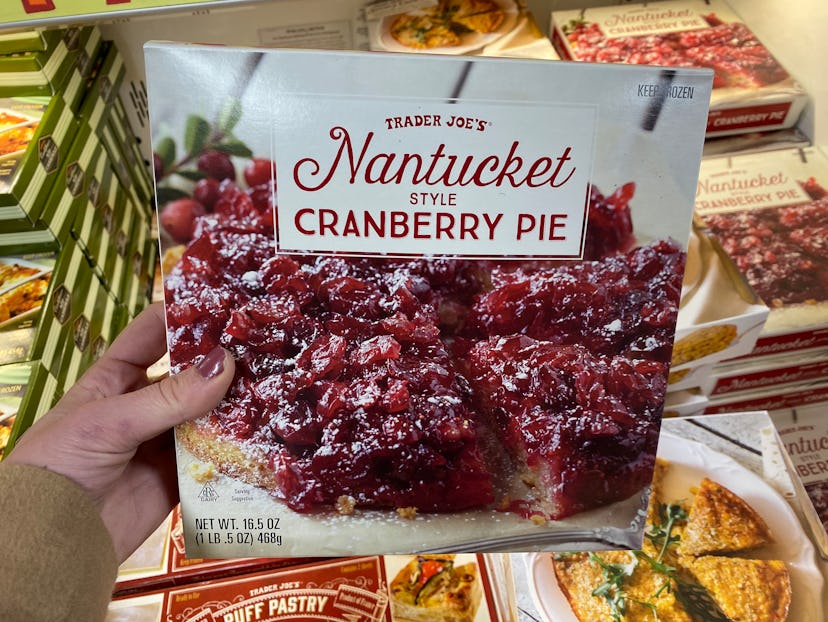 Nantucket Style Cranberry Pie has arrived at Trader Joe's. 