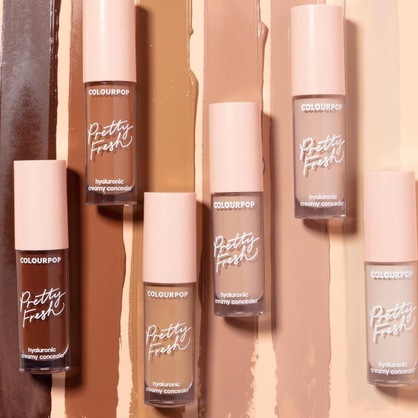 Six shades of ColourPop's new Hyaluronic Creamy Concealer
