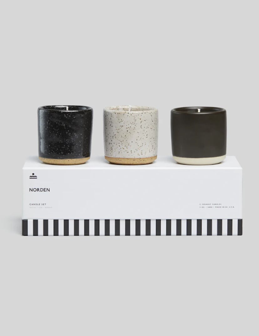 Norden Ceramic Candle Set