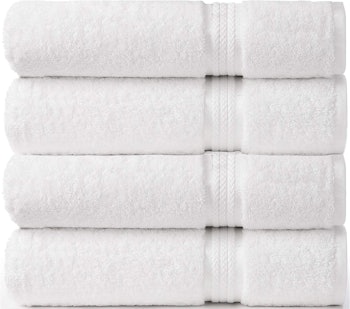 Cotton Craft Ultra Soft Extra Large Bath Towels (4 Pack)