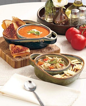 The Lakeside Collection Stoneware Chip, Dip, Soup & Side Bowls