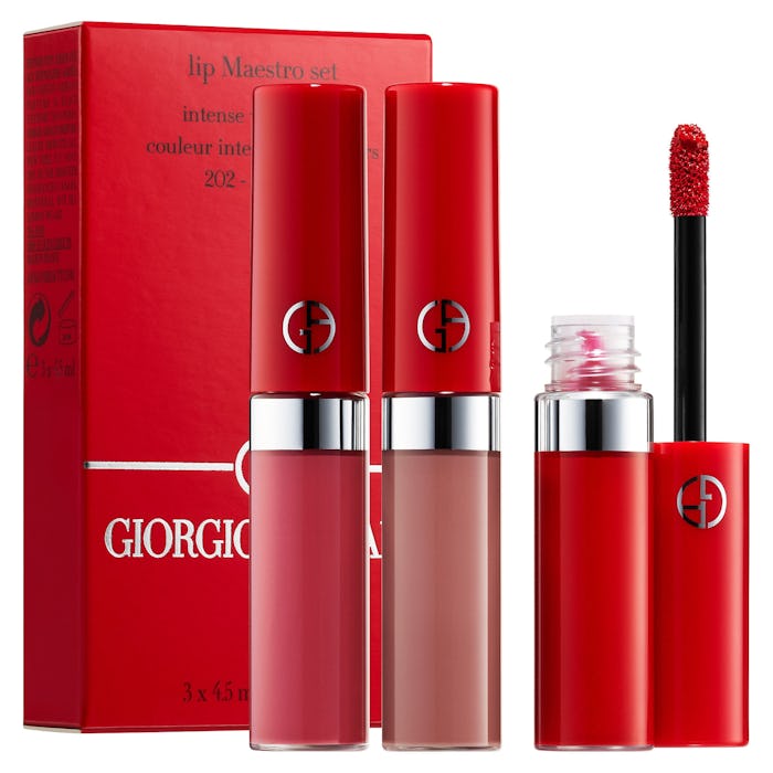 Giorgio Armani Beauty Lip Maestro Liquid Lipstick Mini Set