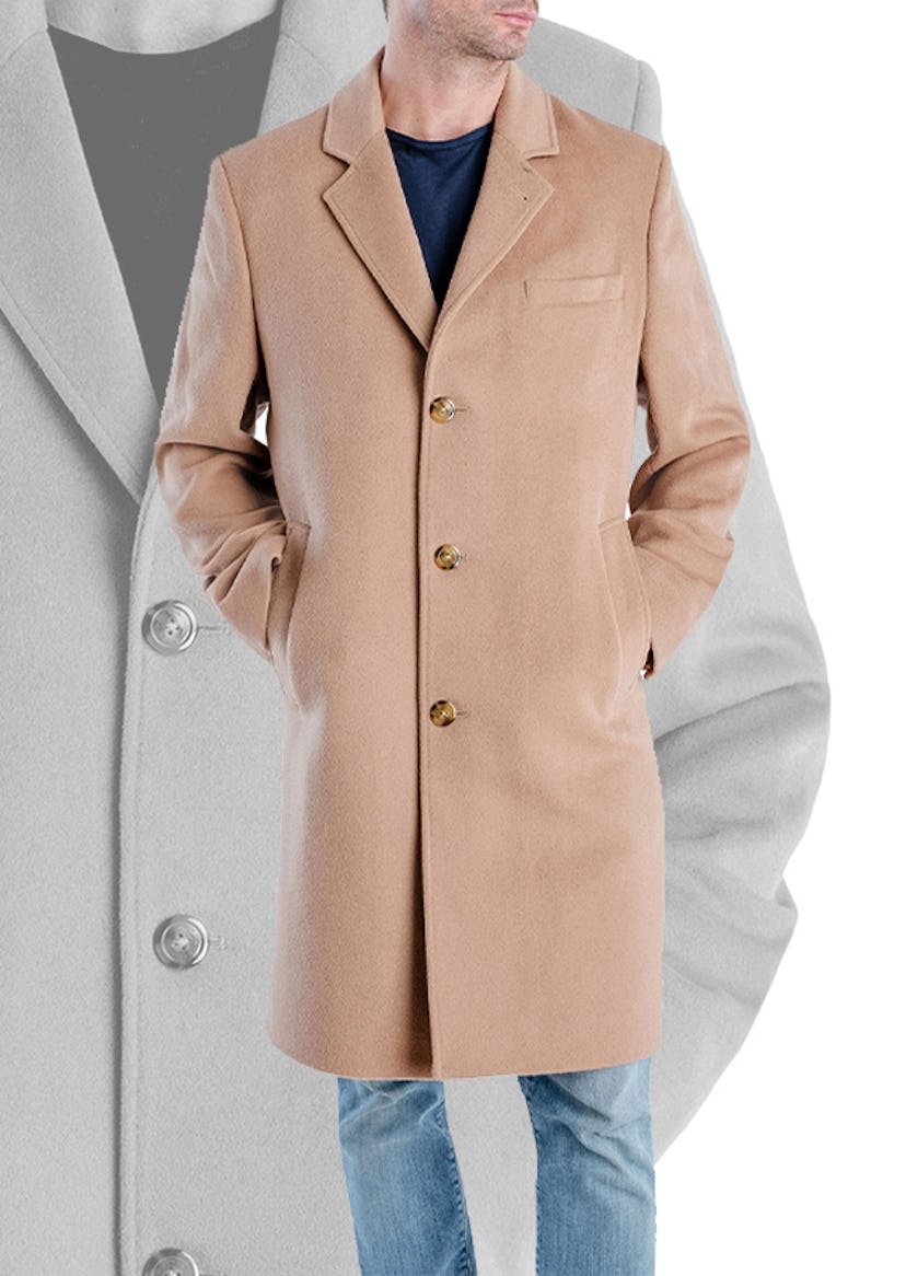 FOG Men's 42" Signature Single Breasted Top Coat