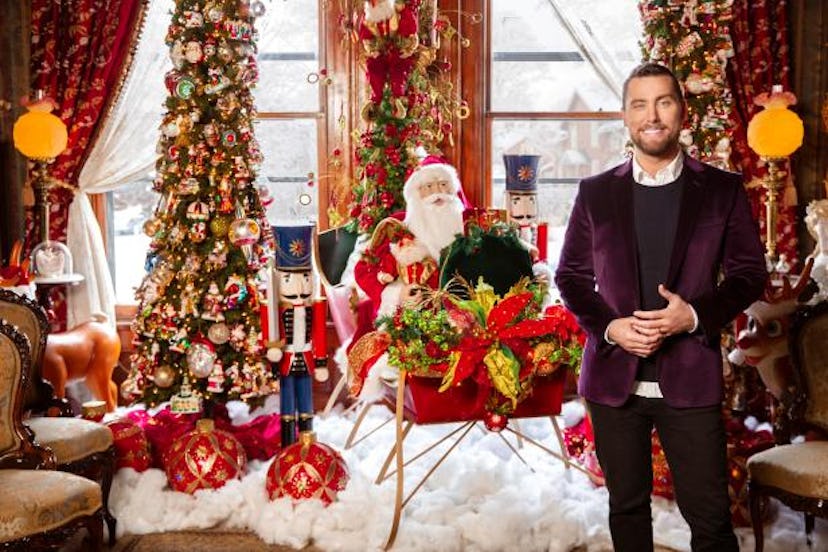 Lance Bass hosts HGTV's Outrageous Holiday Houses special.