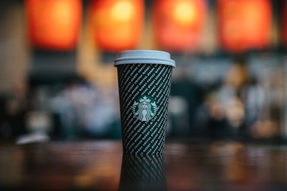 Fine Print Starbucks Cup