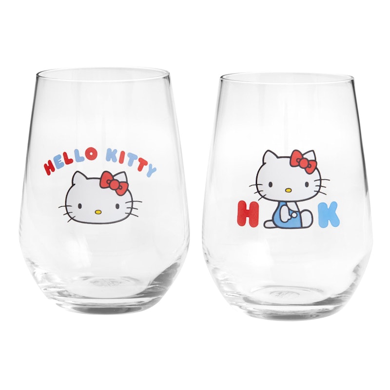 These Hello Kitty wine glasses from Sanrio and World Market are a nostalgic dream.