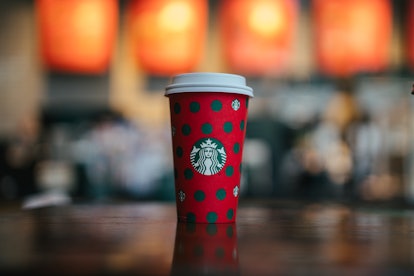 Polka Dot Holiday Starbucks Cup