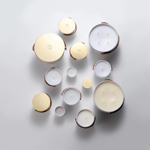 Louis Vuitton's set of miniature perfumed candles makes for a chic home addition or a very luxe host...