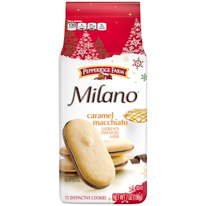 Caramel Macchiato is one of the new flavors of Milano cookies out this holiday season. 