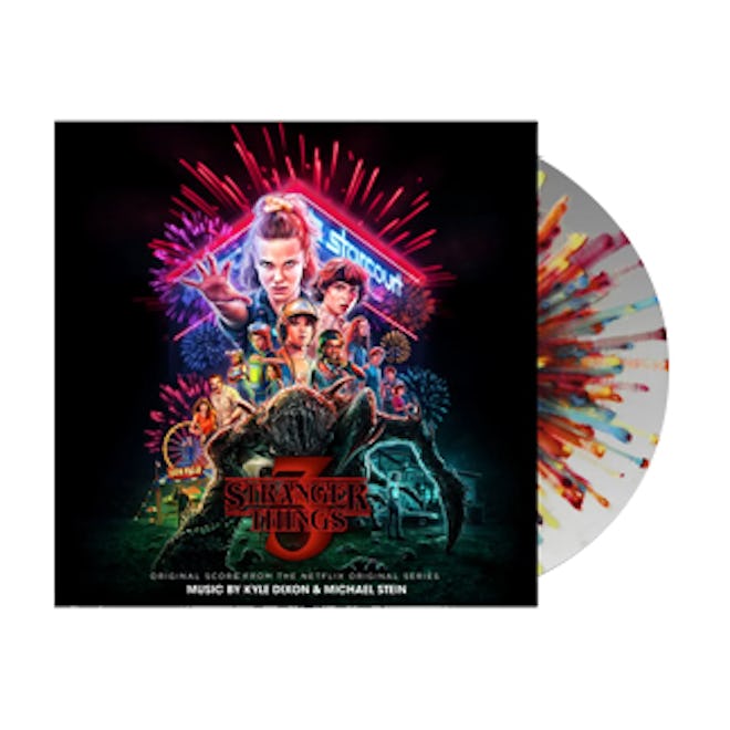 Stranger Things Season 3 'Fireworks Splatter' Vinyl