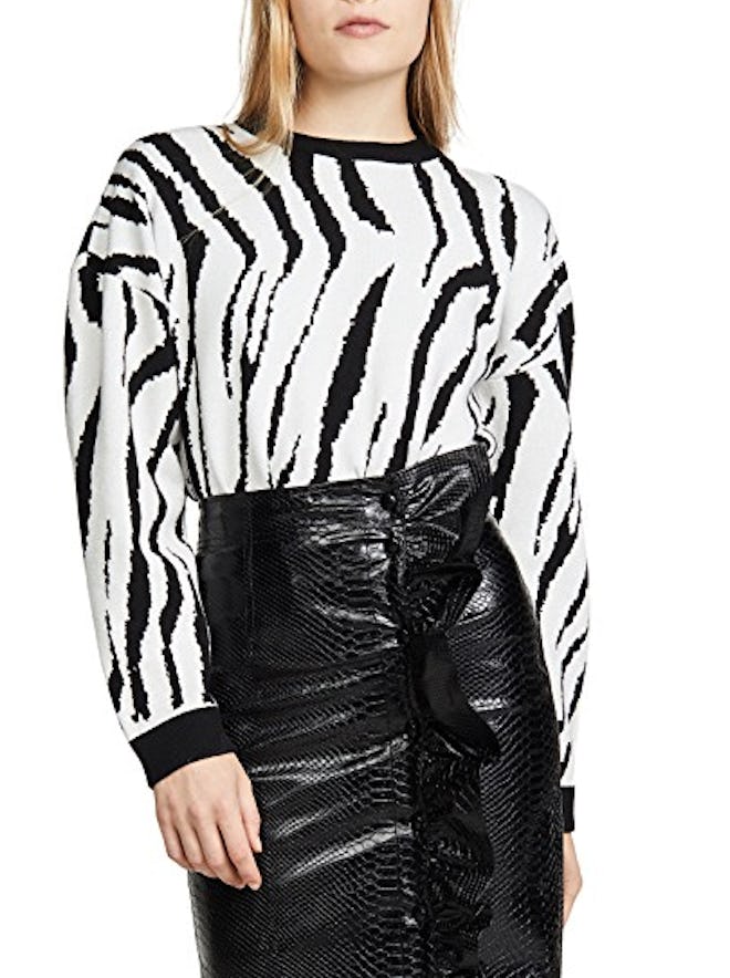 Zebra Pattern Sweater