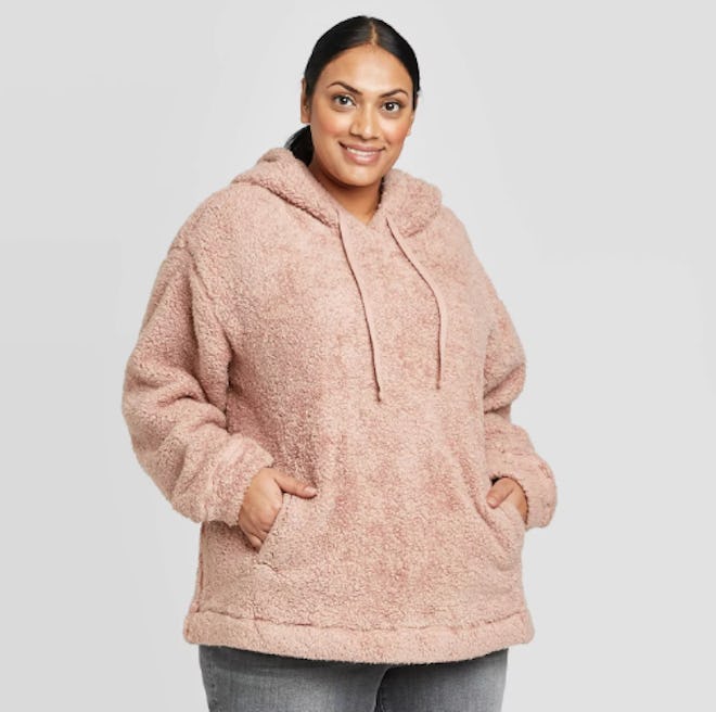 Universal Thread Crewneck Sherpa Sweatshirt Hoodie