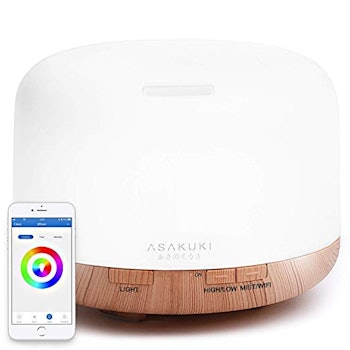ASAKUKI Smart Wi-Fi Essential Oil Diffuser
