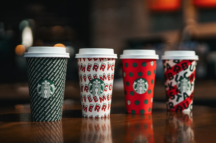 The Starbucks' Holiday 2019 Cup Designs are like your favorite holiday wrapping paper.