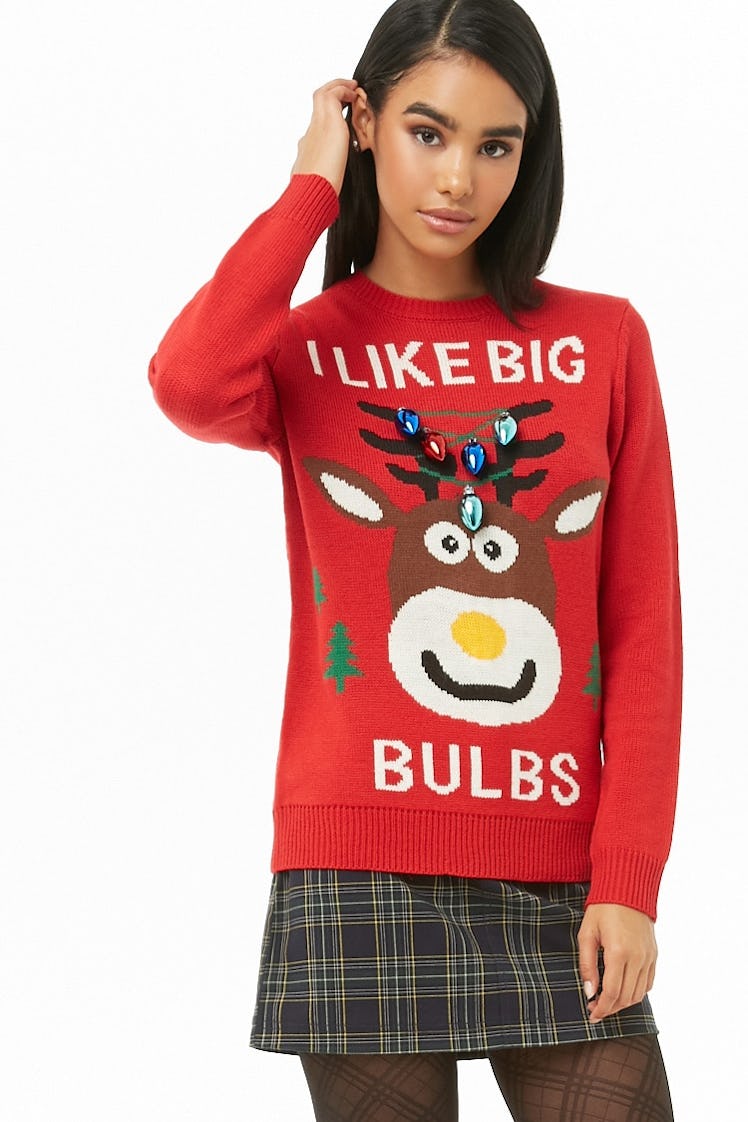 I Like Big Bulbs Graphic Sweater