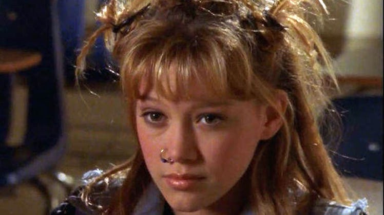 Lizzie McGuire got a punk makeover when she became a bad girl.