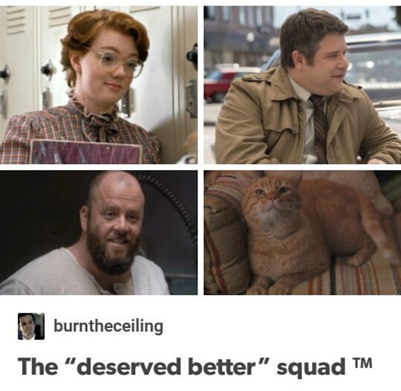 Four characters from stranger things