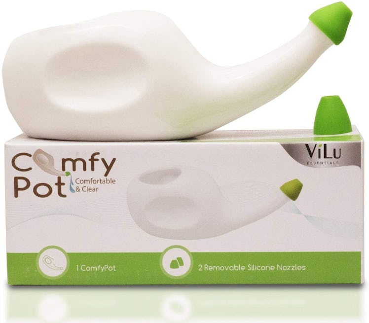 ComfyPot Ergonomic Ceramic Neti Pot