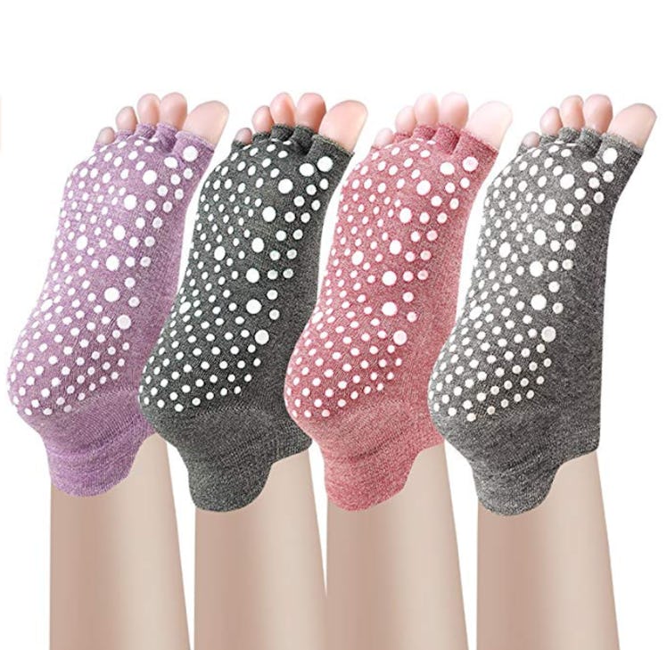 Cosfash Yoga Socks (4-Pack)
