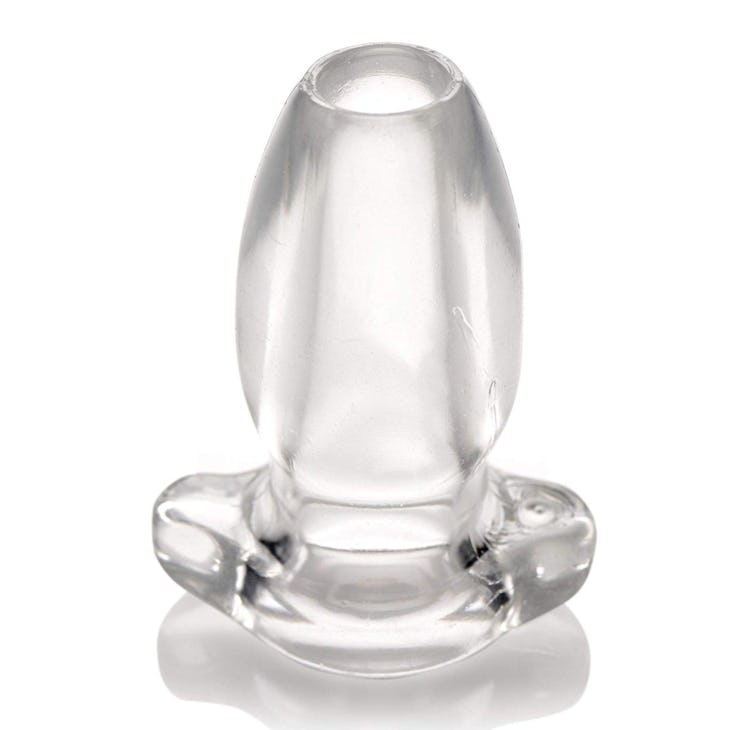 Master Series Clear Hollow Anal Plug