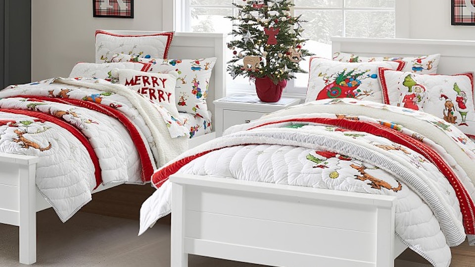 The Pottery Barn Grinch Collection Is Making My Heart Grow 10 Sizes