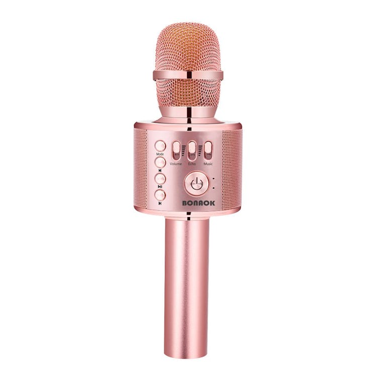 BONAOK Wireless Bluetooth Karaoke Microphone