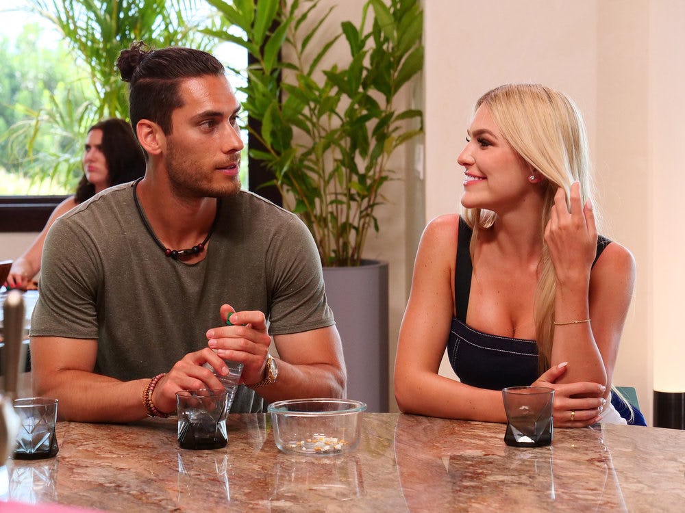 David and Toneata enjoy a date on 'Temptation Island.'