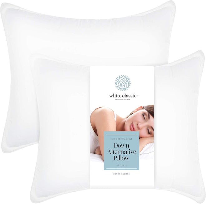Down Alternative Luxury Hotel Pillow by White Classic