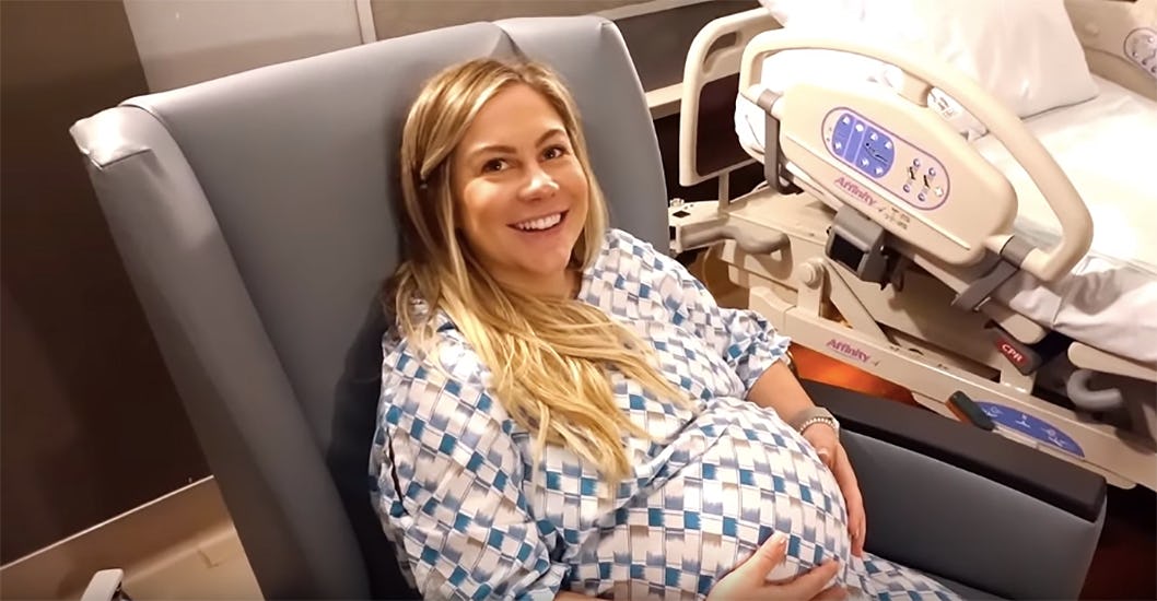 Shawn Johnson shared her birth vlog on Thursday.