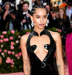 Holiday party trends on zoe kravitz