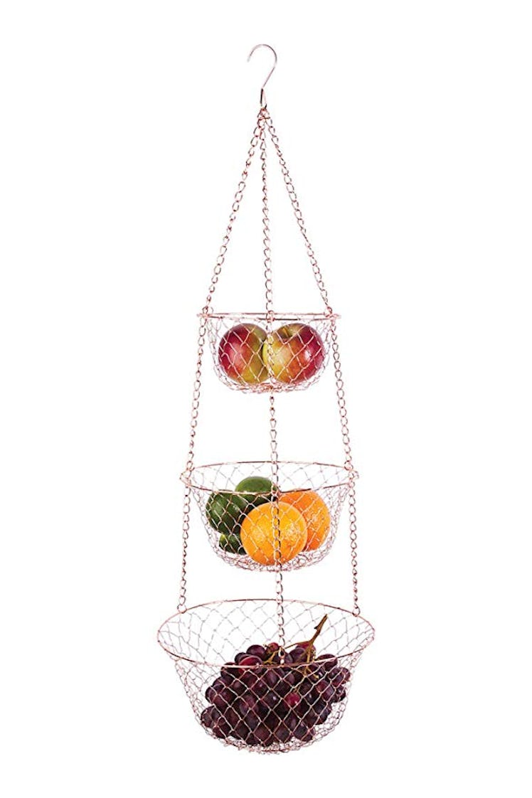 Fox Run Copper Hanging Fruit Baskets