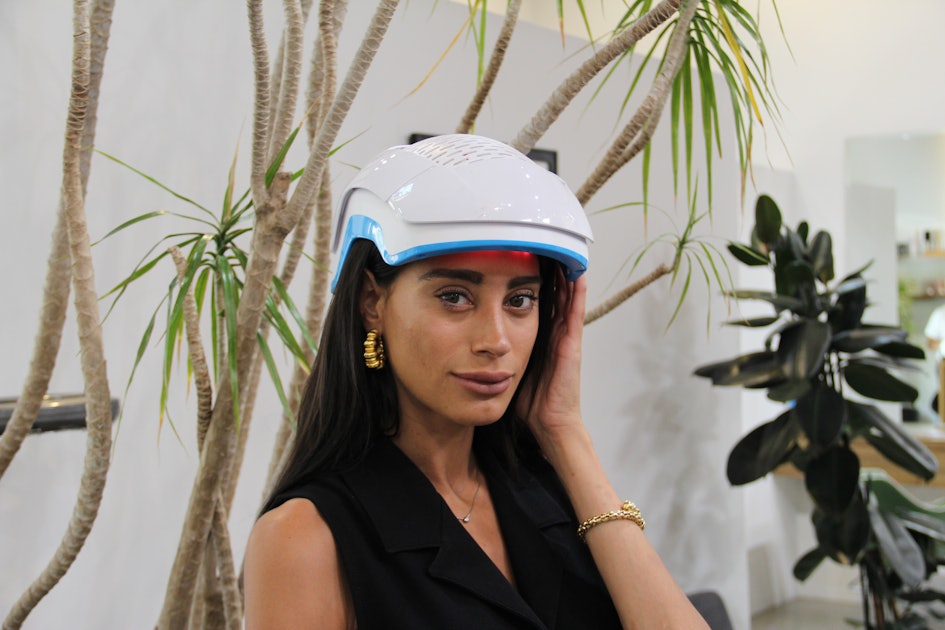 Theradome's Hair Helmet For Thin Hair Is Like A Red Light Mask... For Your Scalp