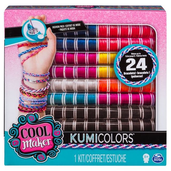 Cool Maker - KumiColors Fantasy & Neons Fashion Pack, Makes Up to 24 Bracelets with the KumiKreator,...
