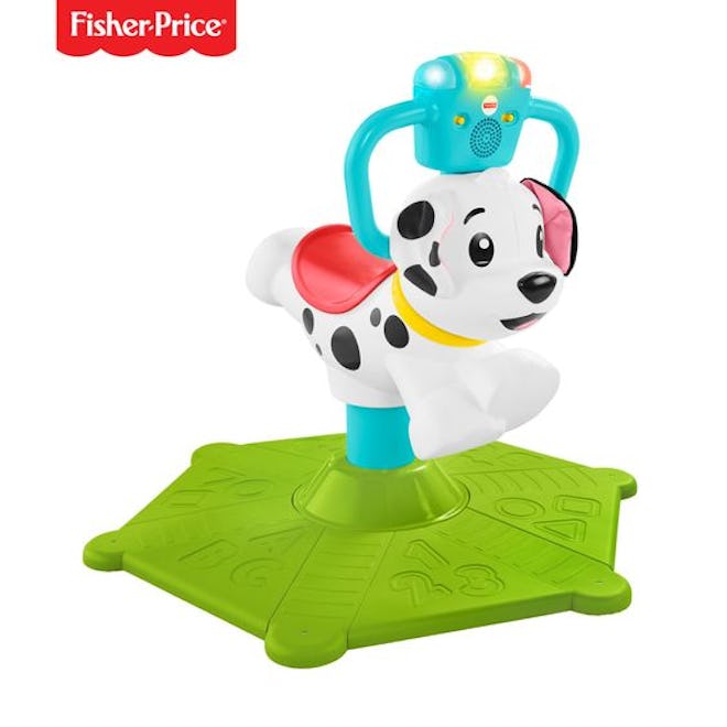 Fisher-Price Bounce and Spin Interactive Puppy with Lights & Sounds