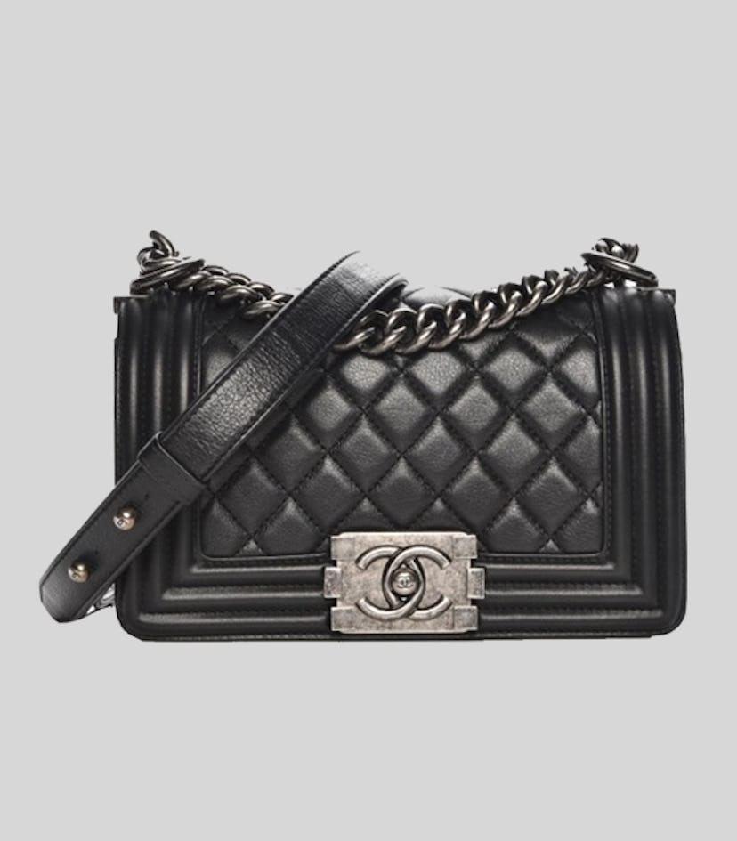 Chanel Boy Bag in Quilted Calfskin