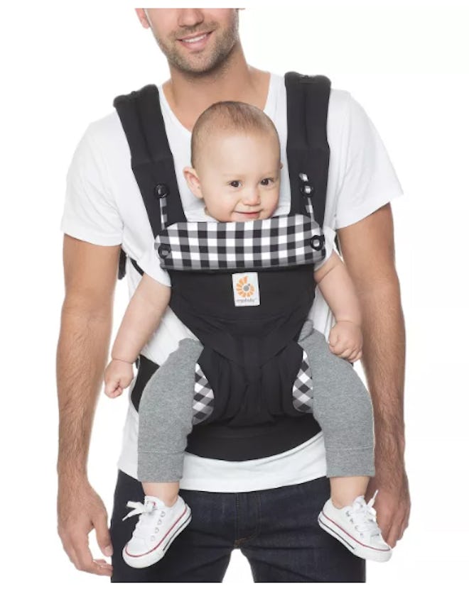 Ergobaby 360 All Carry Positions Ergonomic Baby Carrier – Gingham Noir
