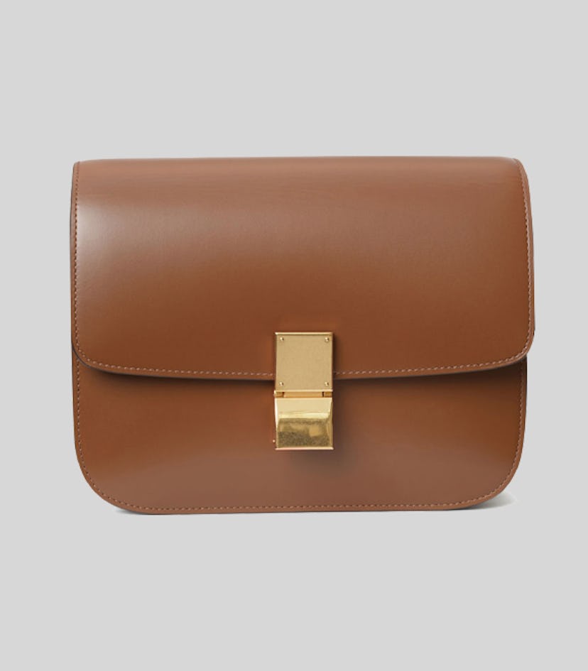 Celine Classic Box in Camel