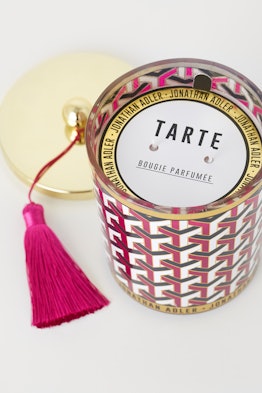 Jonathan Adler x H&M HOME collection includes four bougie candles with decorative tassels