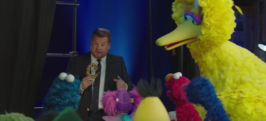 James Corden and the cast of 'Sesame Street' sing about 'The Late Late Show'.