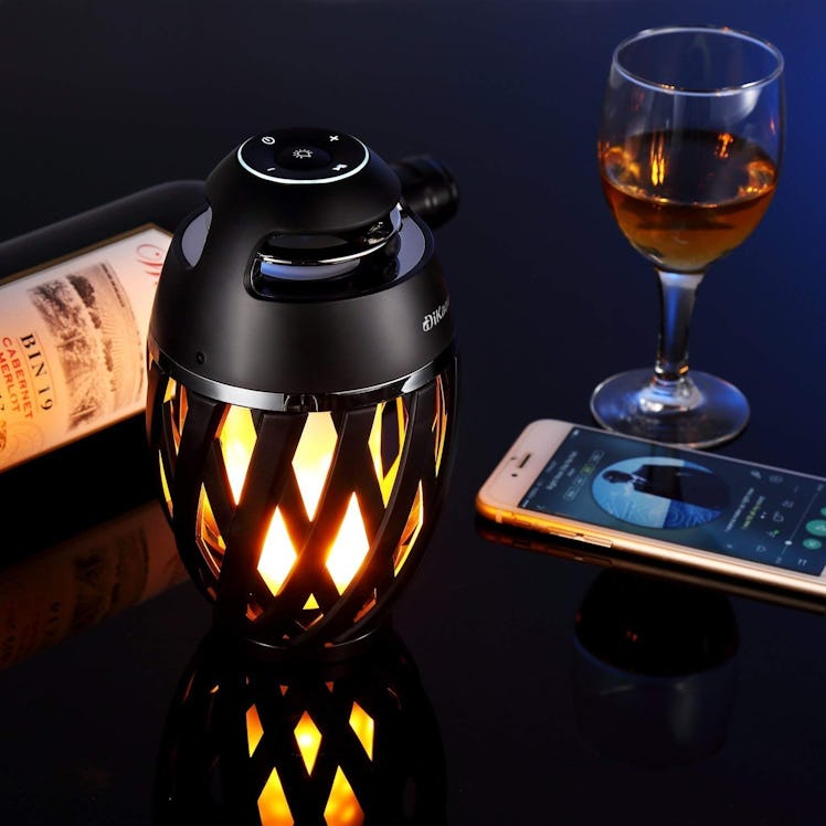 DiKaou Table Lamp with Bluetooth Speaker