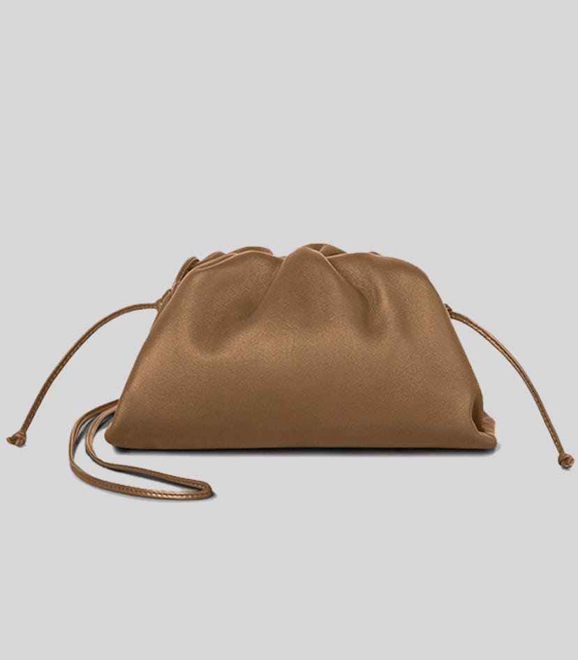 Bottega Veneta "The Pouch" in Butter Calf Camel